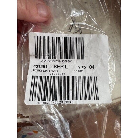 PINK Victorias Secret Co-zzzy Fleece Boxy Fuzzy Pajama Shorts Brown‎ LRG Toffee - Picture 5 of 9